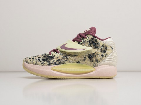 Nike KD 14 Surreal Lime Ice / Pearl White / Light Mulberry артикул 26895