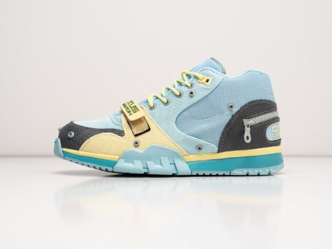 Мужские кроссовки Nike x Travis Scott x Air Trainer 1 SP Grey Haze голубые Мужские кроссовки Nike x Travis Scott x Air Trainer 1 SP Grey Haze голубые