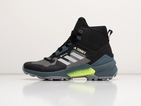 Adidas Terrex Swift R3 Mid Black / Grey / Blue / Neon Green
