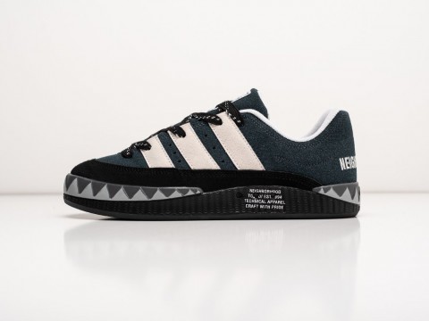 Мужские кроссовки Adidas x Neighborhood x Adimatic Black черные Мужские кроссовки Adidas x Neighborhood x Adimatic Black черные