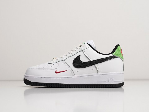 Nike Air Force 1 Low 07 LX Just Do It - Snakeskin White / Black / Green