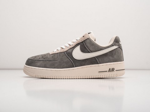 Nike Air Force 1 Low Grey Suede серые замша мужские (40-45) Nike Air Force 1 Low Grey Suede серые замша мужские (40-45)