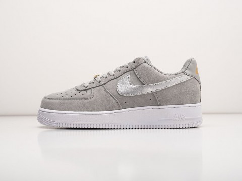 Nike Air Force 1 Low 07 Light Smoke Grey серые замша мужские (40-45) Nike Air Force 1 Low 07 Light Smoke Grey серые замша мужские (40-45)