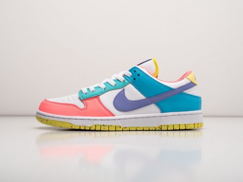 Nike SB Dunk Low Easter Candy White / Green Glow / Sunset Pulse