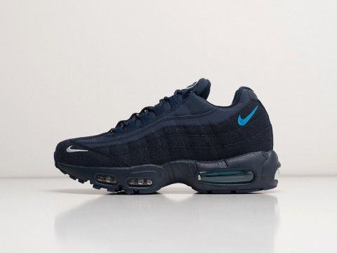 Nike Air Max 95 синие кожа мужские (40-45)