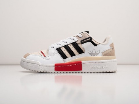 Adidas Forum Exhibit Low White Vivid Red Cloud White / Core Black / Vivid Red артикул 27284