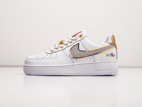 Nike Air Force 1 Low NOLA WMNS White / Multi-Color / Metallic Gold / University Red