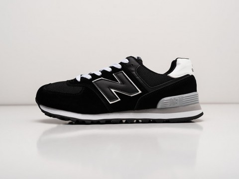 New Balance 574 Black / White / Grey