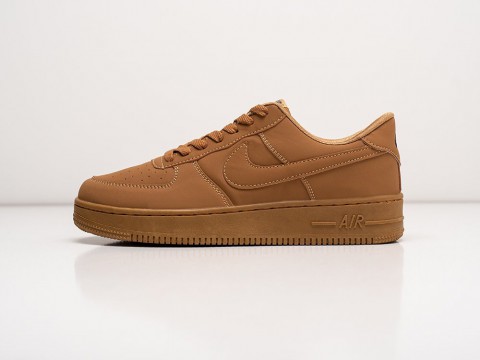 Nike Air Force 1 Low коричневые замша мужские (40-45) Nike Air Force 1 Low коричневые замша мужские (40-45)
