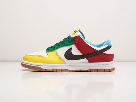 Мужские кроссовки Nike SB Dunk Low Free 99 White разноцветные Мужские кроссовки Nike SB Dunk Low Free 99 White разноцветные