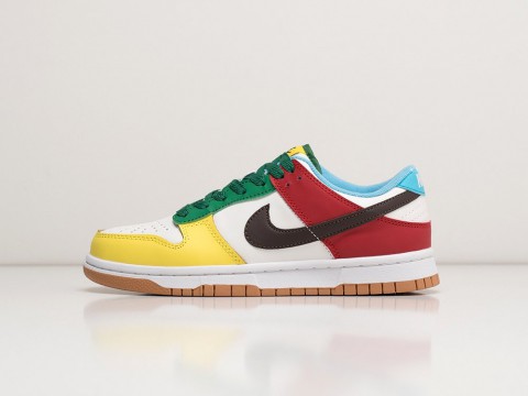Женские кроссовки Nike SB Dunk Low Free 99 White WMNS разноцветные Женские кроссовки Nike SB Dunk Low Free 99 White WMNS разноцветные