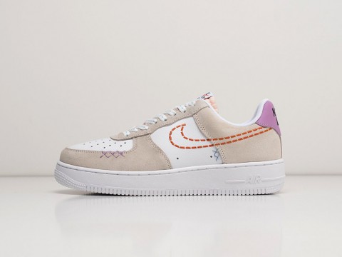 Nike Air Force 1 Low 07 LV8 Nike 101 White серые замша мужские (40-45) Nike Air Force 1 Low 07 LV8 Nike 101 White серые замша мужские (40-45)