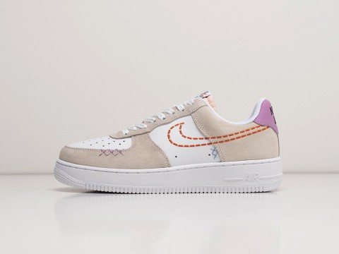 Nike Air Force 1 Low 07 LV8 Nike 101 White серые замша мужские (40-45)