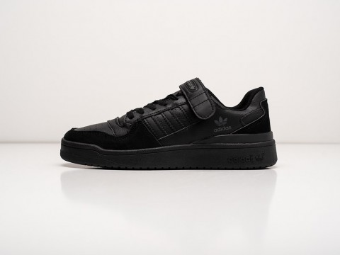 Adidas Forum Low черные кожа женские (36-40)