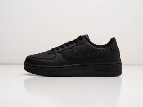 Nike Air Force 1 Low черные кожа мужские (40-45)