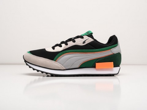 Puma Future Rider Black / Grey / Green