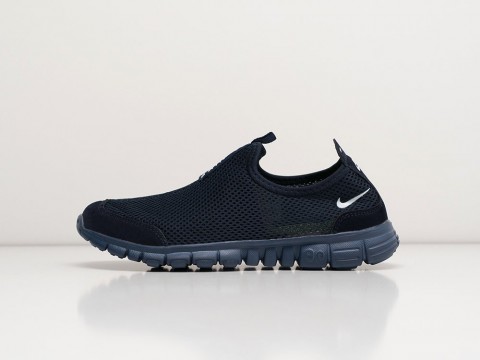 Nike Free 3.0 V2 Slip-On WMNS синие текстиль женские (36-40)