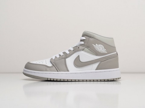 Мужские кроссовки Nike Air Jordan 1 Mid College Grey серые Мужские кроссовки Nike Air Jordan 1 Mid College Grey серые