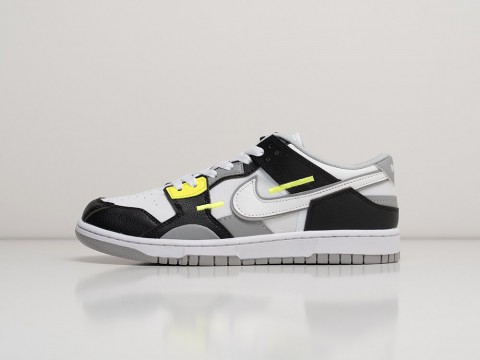 Мужские кроссовки Nike SB Dunk Low Scrap Wolf Grey Light Lemon Twist серые