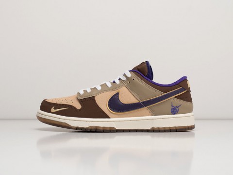 Nike SB Dunk Low Setsubun White Onyx / Court Purple / Khaki артикул 27774