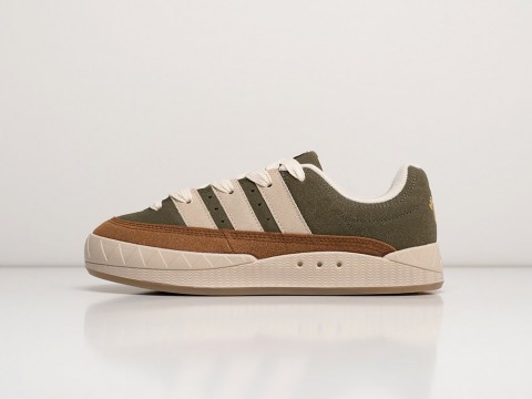 Мужские кроссовки Adidas x Human Made x ADIMATIC Dust Green зеленые