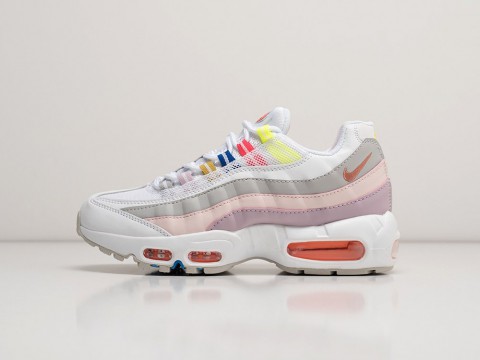 Nike Air Max 95 WMNS White / Grey / Pink артикул 27789