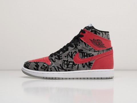 Мужские кроссовки Nike Air Jordan 1 Mid Rebellionaire Red серые Мужские кроссовки Nike Air Jordan 1 Mid Rebellionaire Red серые
