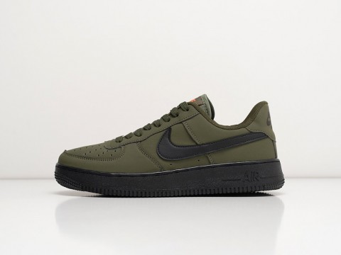 Nike Air Force 1 Low Camo Green / Black / Orange артикул 27795