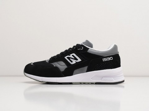 New Balance 1530 черные замша мужские (40-45)