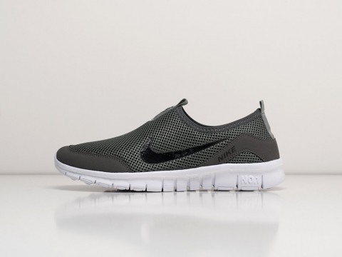 Nike Free 3.0 V2 Slip-On Grey / Black / White артикул 27857