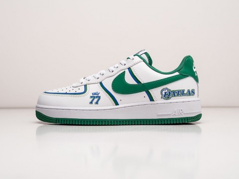Nike Air Force 1 Low Dallas Mavericks White / Green / Blue артикул 27949