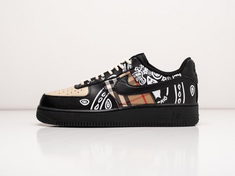 Nike x Travis Scott x Air Force 1 Low черные кожа мужские (40-45)