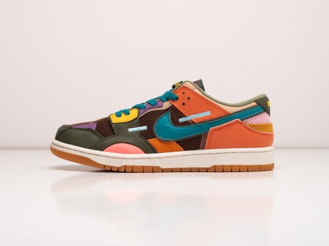 Мужские кроссовки Nike SB Dunk Low Scrap Archeo Brown разноцветные Мужские кроссовки Nike SB Dunk Low Scrap Archeo Brown разноцветные