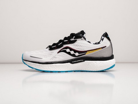 Saucony Triumph 19 White / Black / Blue артикул 28353