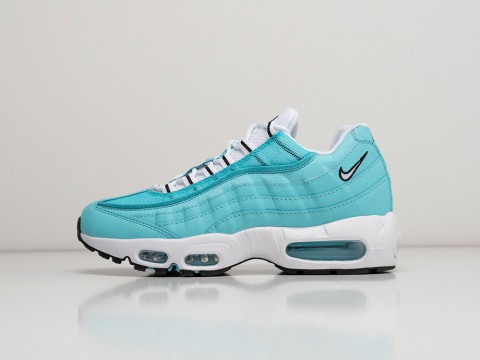 Nike Air Max 95 голубые кожа мужские (40-45)