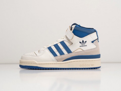 Adidas Forum 84 High Blue Thread Off White / Bright Blue / Ftwr White артикул 28370