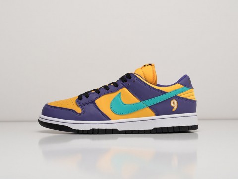 Nike x Lisa Leslie x SB Dunk Low Sparks Court Purple / Clear Emerald / Yellow артикул 28373