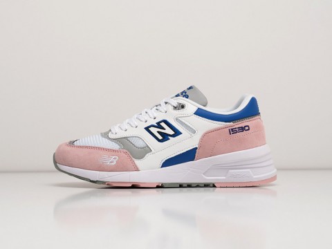 New Balance 1530 Made In UK WMNS White / Pink / Blue артикул 28391