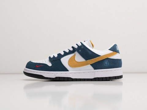 Nike x Kasina x SB Dunk Low 80s Bus белые кожа мужские (40-45)