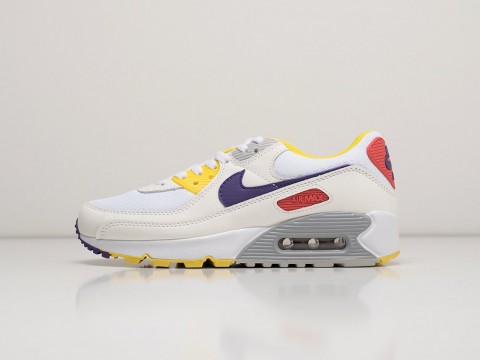 Женские кроссовки Nike Air Max 90 Summit White Multi WMNS белые Женские кроссовки Nike Air Max 90 Summit White Multi WMNS белые