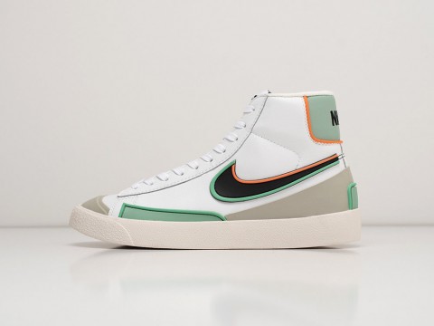 Nike Blazer Mid 77 Infinite White Roma Green белые кожа мужские (40-45)