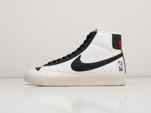 Мужские кроссовки Nike x NBA x Blazer Mid 77 EMB 75th Anniversary - Trail Blazers белые Мужские кроссовки Nike x NBA x Blazer Mid 77 EMB 75th Anniversary - Trail Blazers белые