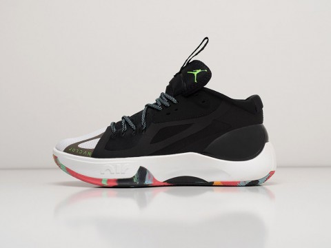 Nike Jordan Zoom Separate Black Multi Black / Laser Orange / Green Strike артикул 28593
