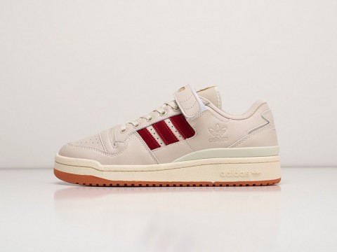 Adidas Forum Low Beige / Red / Gum артикул 28596