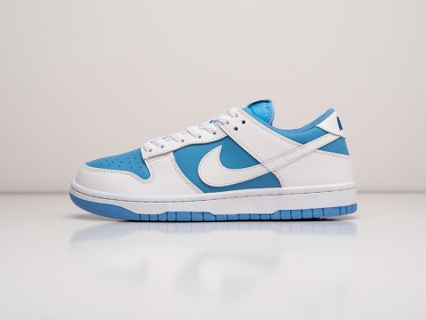 Nike SB Dunk Low Reverse UNC Inverts University Blue голубые кожа мужские (40-45)