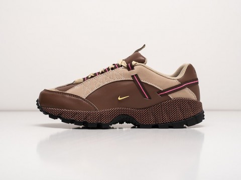 Nike x Jacquemus x Air Humara LX Brown коричневые кожа мужские (40-45)