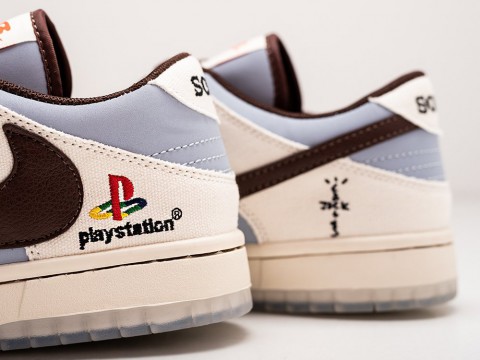 Мужские кроссовки Nike SB Dunk Low x Travis Scott х PlayStation 5 голубые Мужские кроссовки Nike SB Dunk Low x Travis Scott х PlayStation 5 голубые