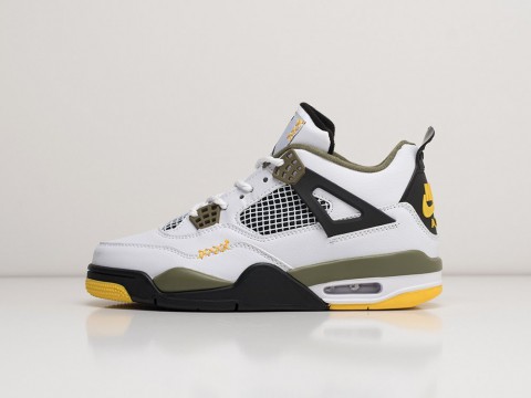 Мужские кроссовки Nike Air Jordan 4 Retro белые Мужские кроссовки Nike Air Jordan 4 Retro белые