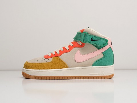 Nike Air Force 1 Mid Vivid Sulfur Rush Orange Coconut Milk / Bleached Coral / Vivid Sulfur артикул 28740