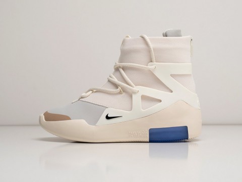 Nike Air Fear of God 1 Sail White / Grey / Blue артикул 28757 Nike Air Fear of God 1 Sail White / Grey / Blue артикул 28757